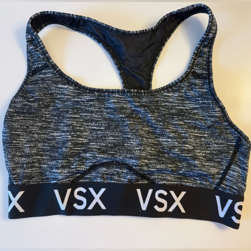 Victoria’s Secret Sport Black and White Bra